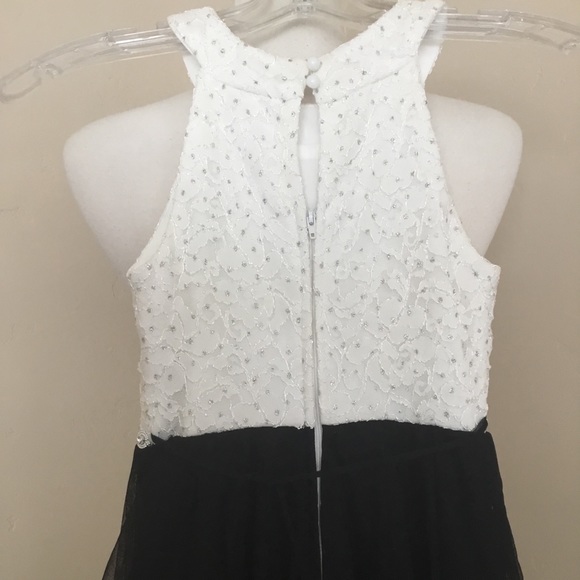 Speechless Kids Girls Formal Dress Black And White Size 7 - Picture 3 of 12